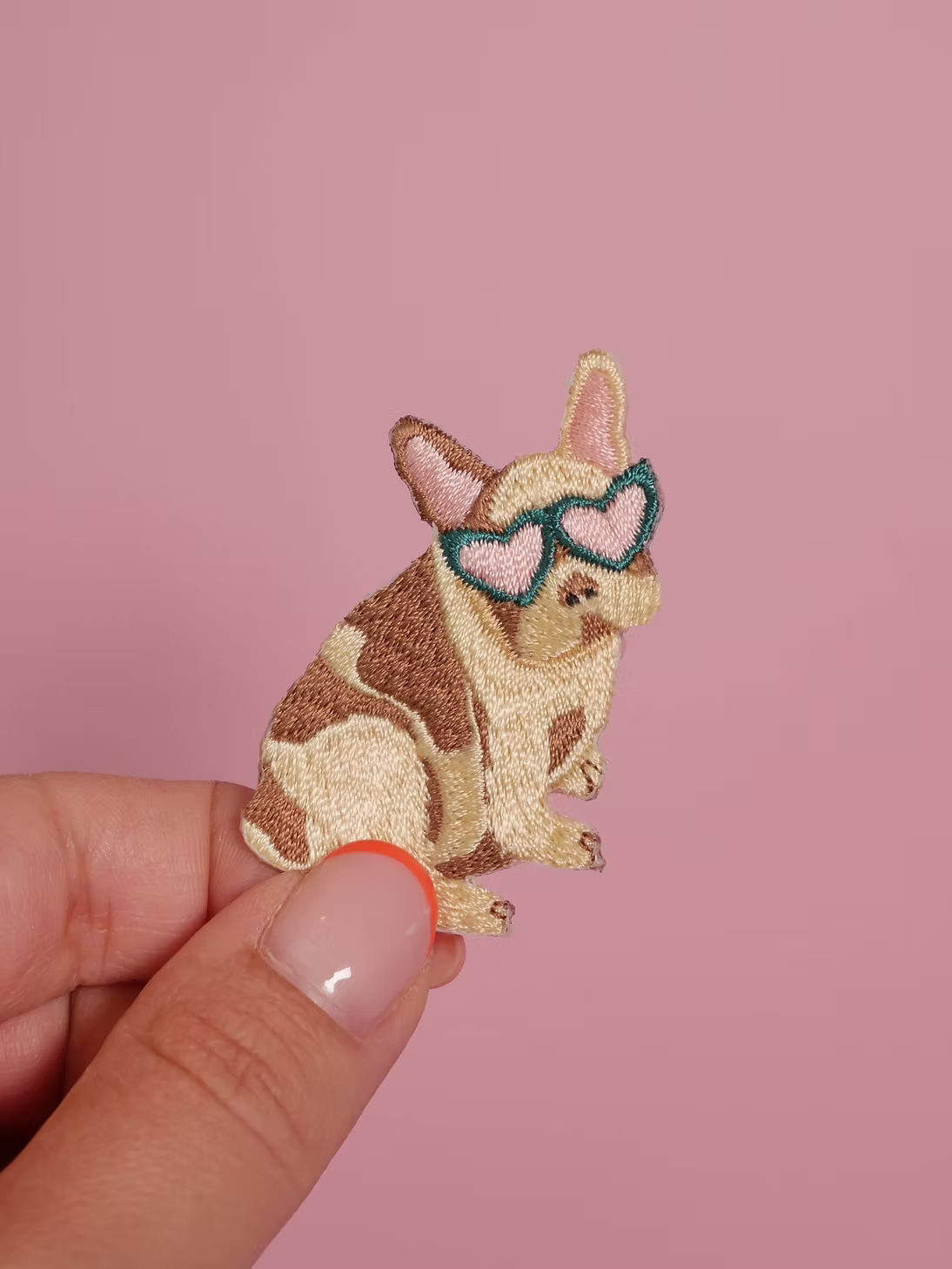Patch thermocollant bouledogue - Malicieuse