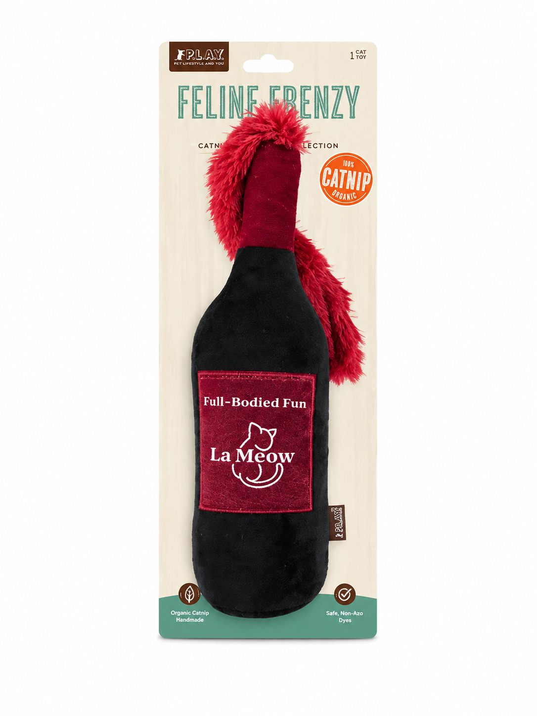 Feline Frenzy Catbernet Sauv – Jouet kicker pour chat