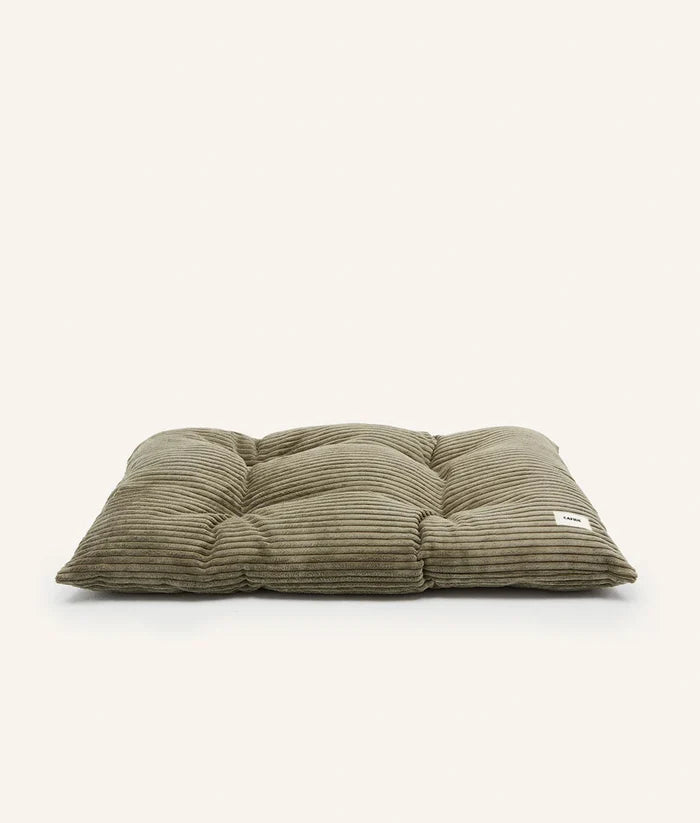 Coussin pour chien – Velours côtelé vert - Cafide