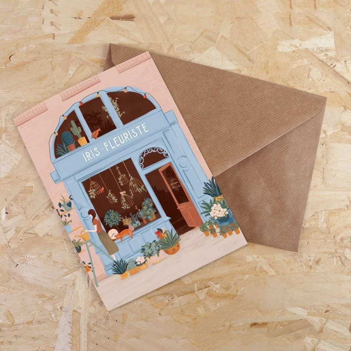Carte double A6 - Flore Petit