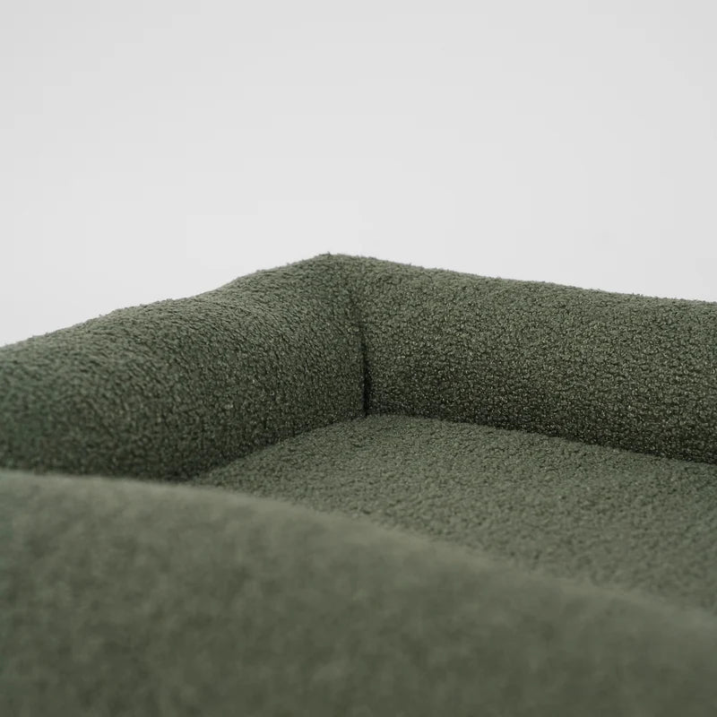 Lit orthopédique pour chien - Bouclé vert - Staey
