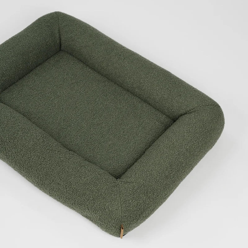 Lit orthopédique pour chien - Bouclé vert - Staey