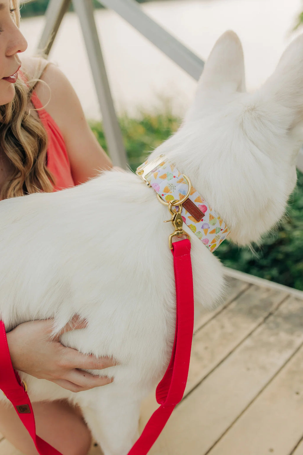 Laisse simple - Rose vif - Puddle Jumper Pups
