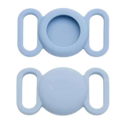 Étui en silicone AirTag bleu - French Bandit