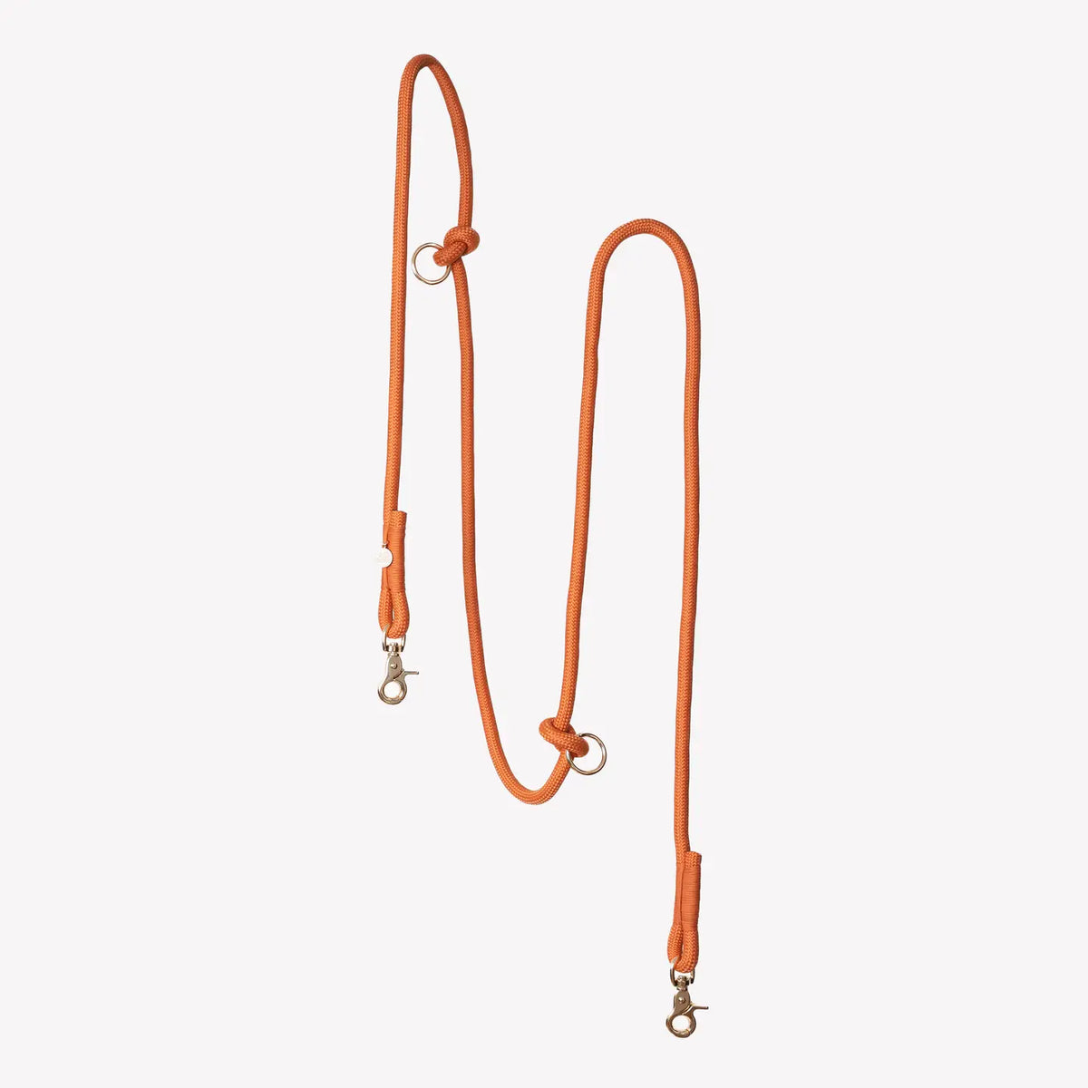 Laisse tressée mains libres - Terracotta - Furlou