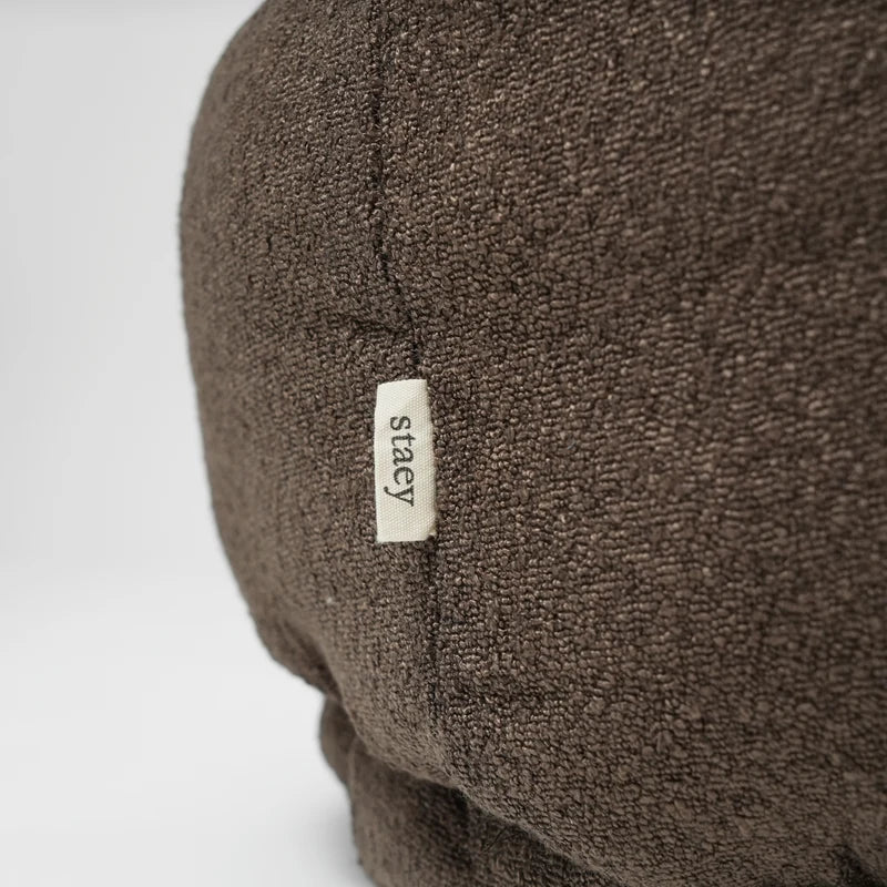 Lit pour chien rond - Bouclé marron - Staey