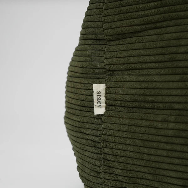 Lit pour chien rond - Velour vert - Staey