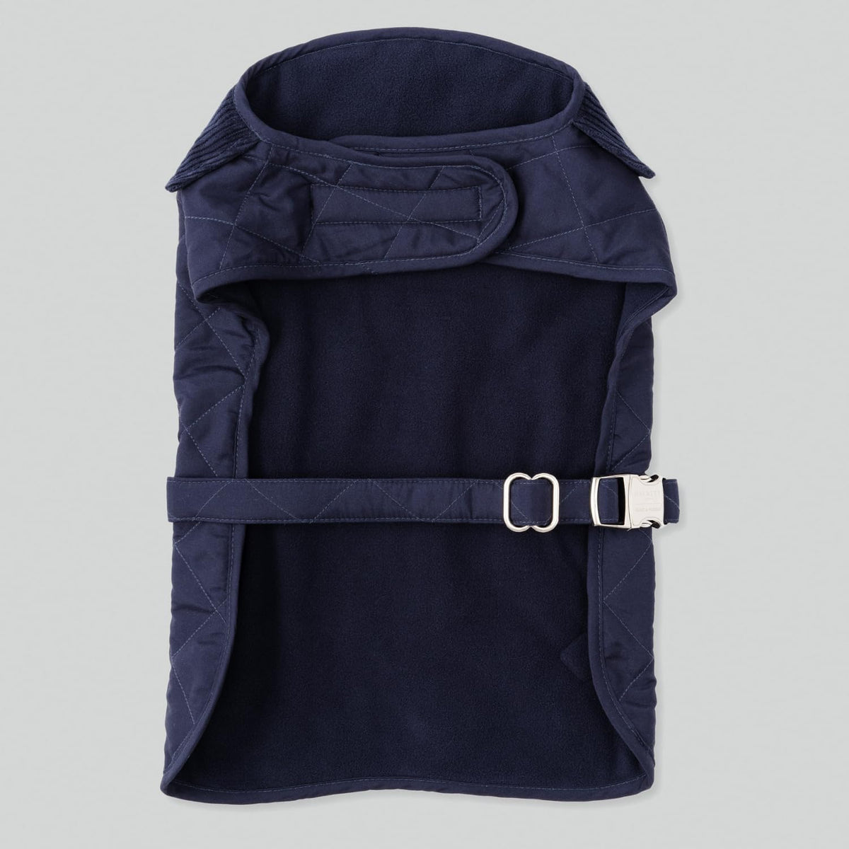 Veste matelassée pour chien - bleu marine - Hugo & Hudson
