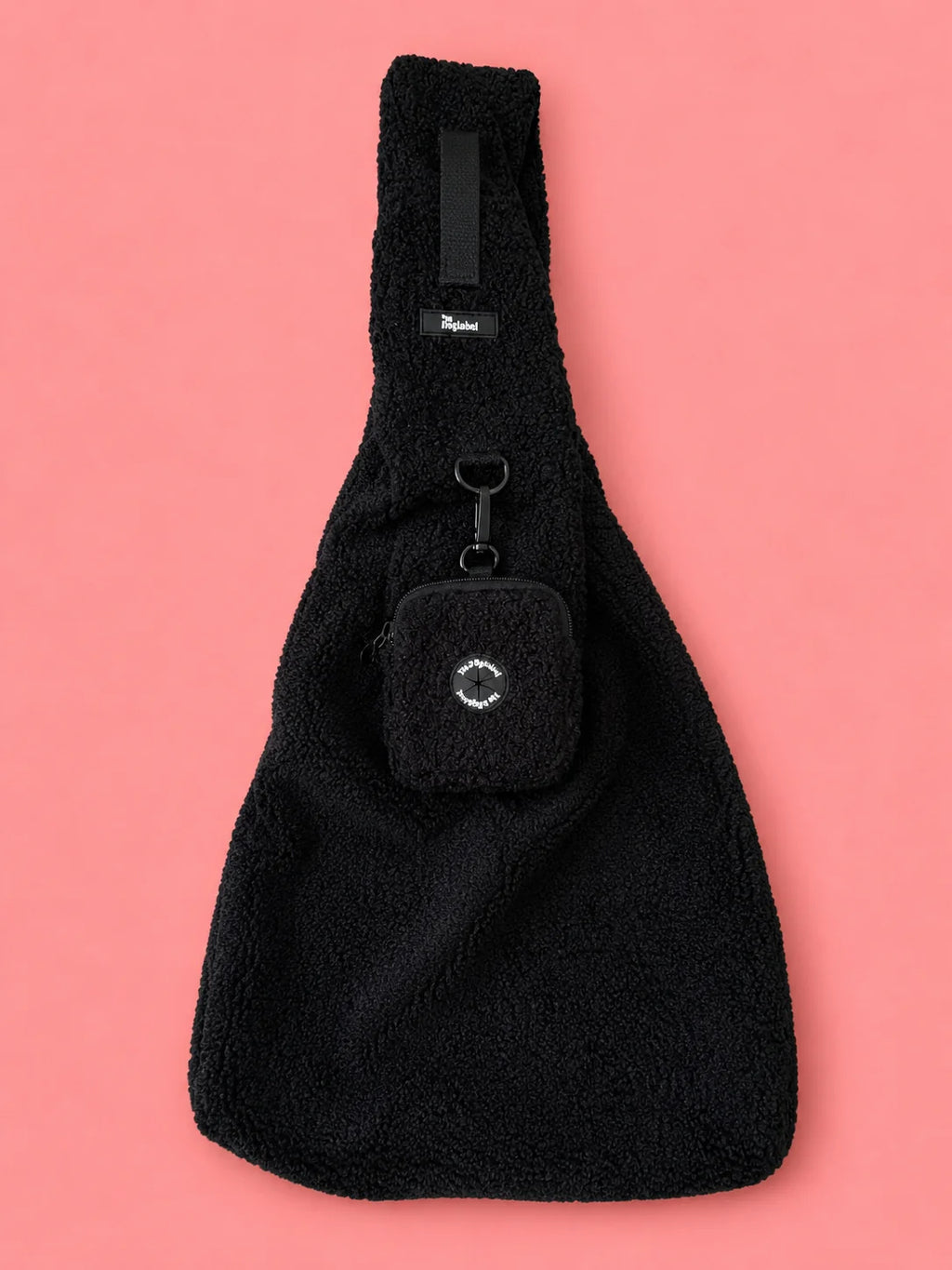 Sac bandoulière teddy - Noir  - The Dog Label