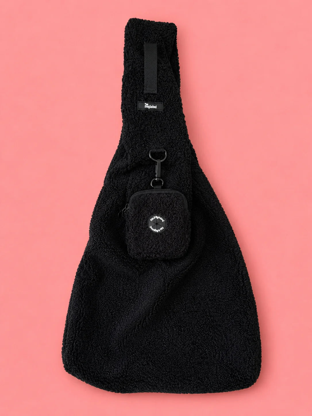 Sac bandoulière teddy - Noir  - The Dog Label