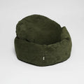 Lit pour chien rond - Velour vert - Staey