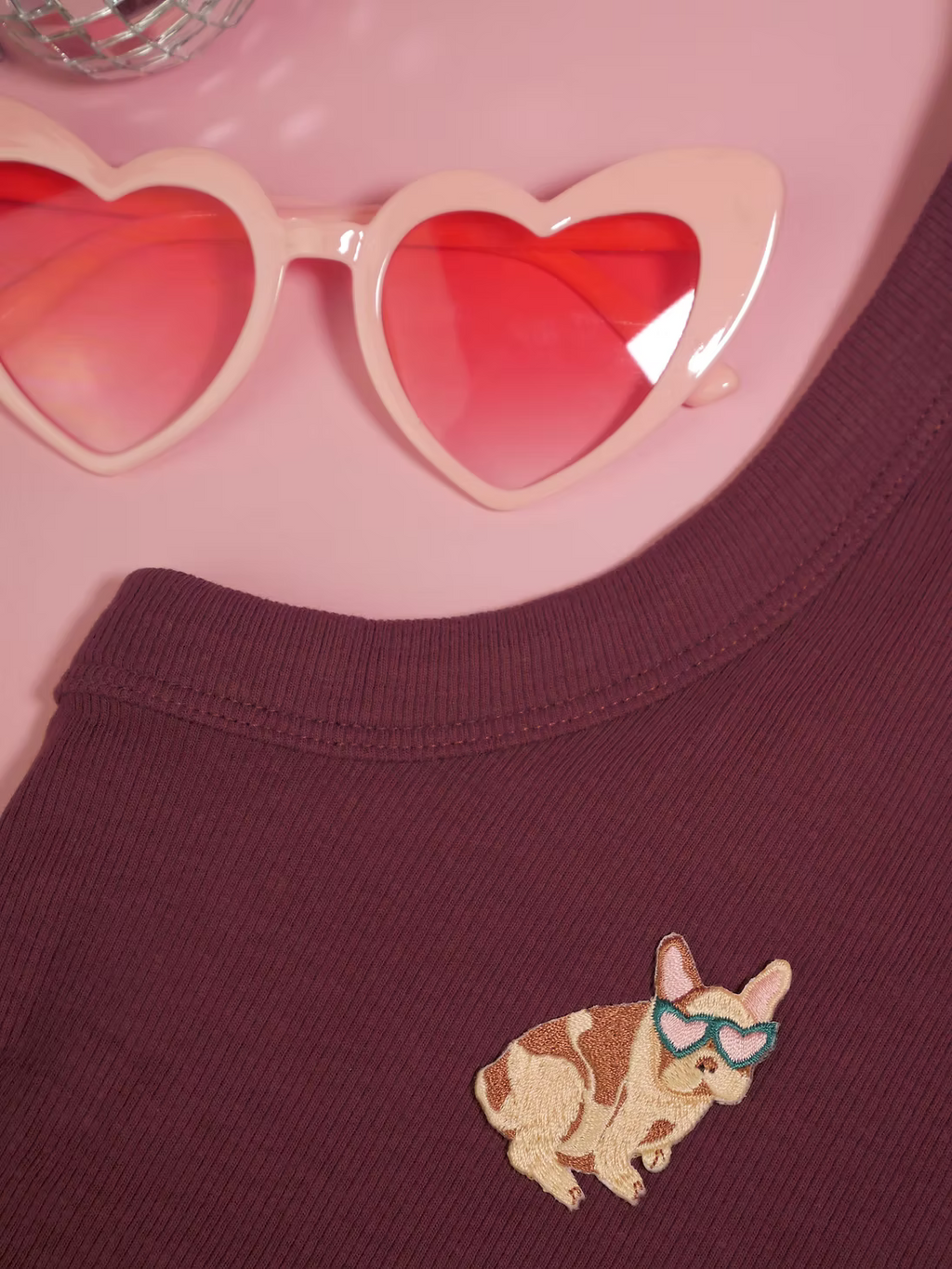 Patch thermocollant bouledogue - Malicieuse