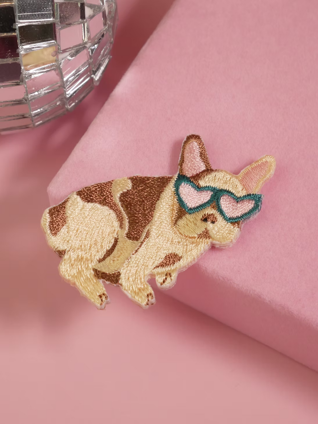 Patch thermocollant bouledogue - Malicieuse