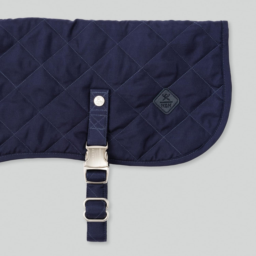 Veste matelassée pour chien - bleu marine - Hugo & Hudson