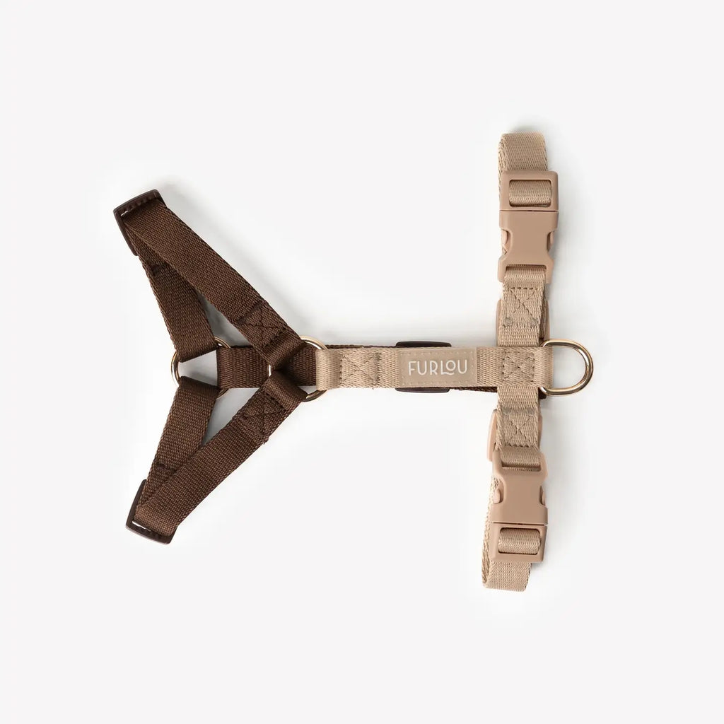 Harnais Rainbow - Marron & Beige - Furlou