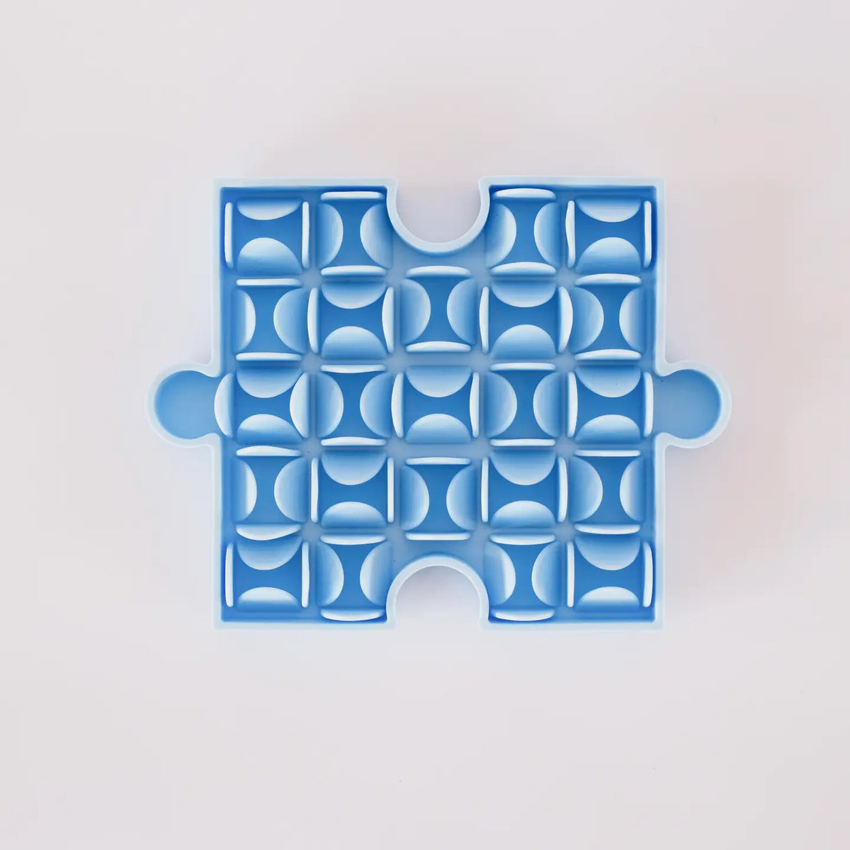 Tapis de léchage puzzle - Bleu - Furlou
