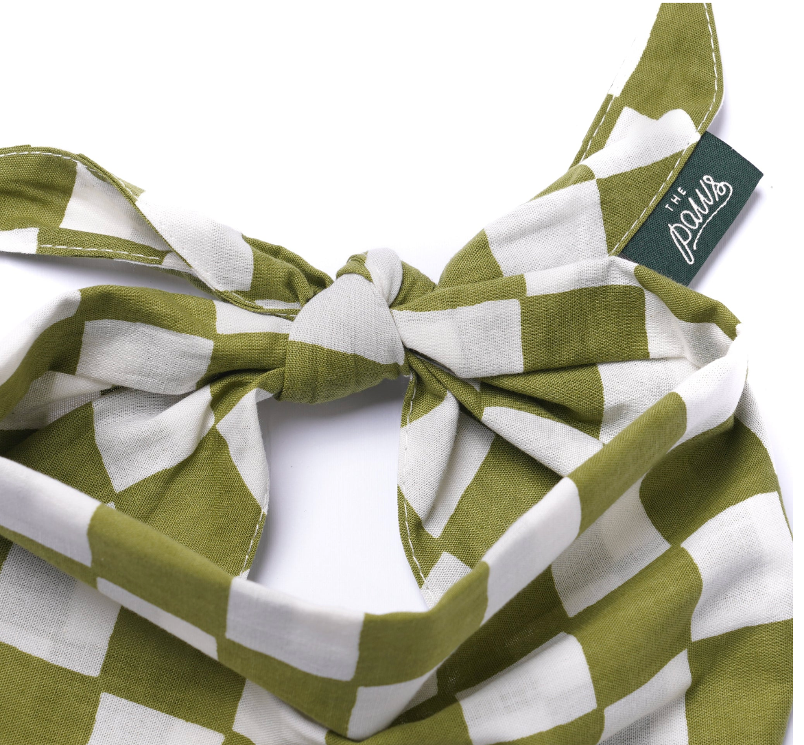 Bandana pour chien - Damier - The Paws