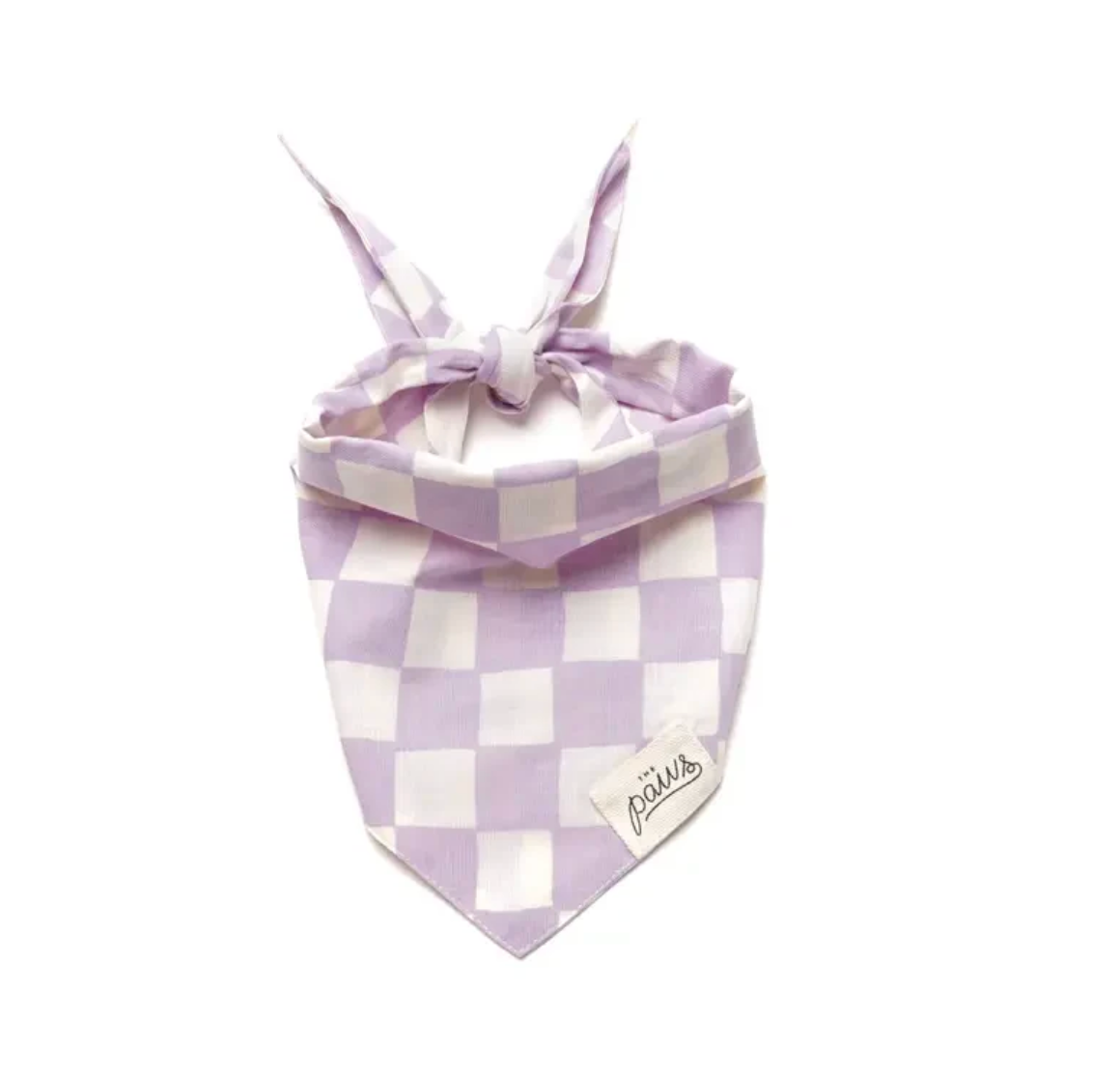 Bandana pour chien - Damier - The Paws