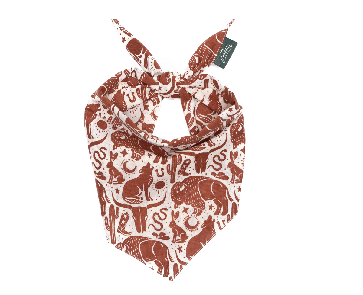 Bandana pour chien - Western - The Paws