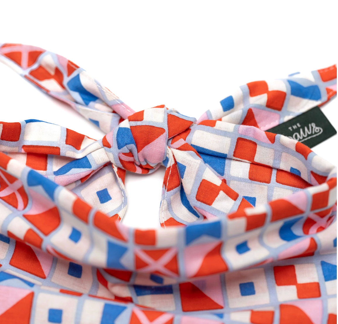 Bandana pour chien - Géométrique maritime - The Paws
