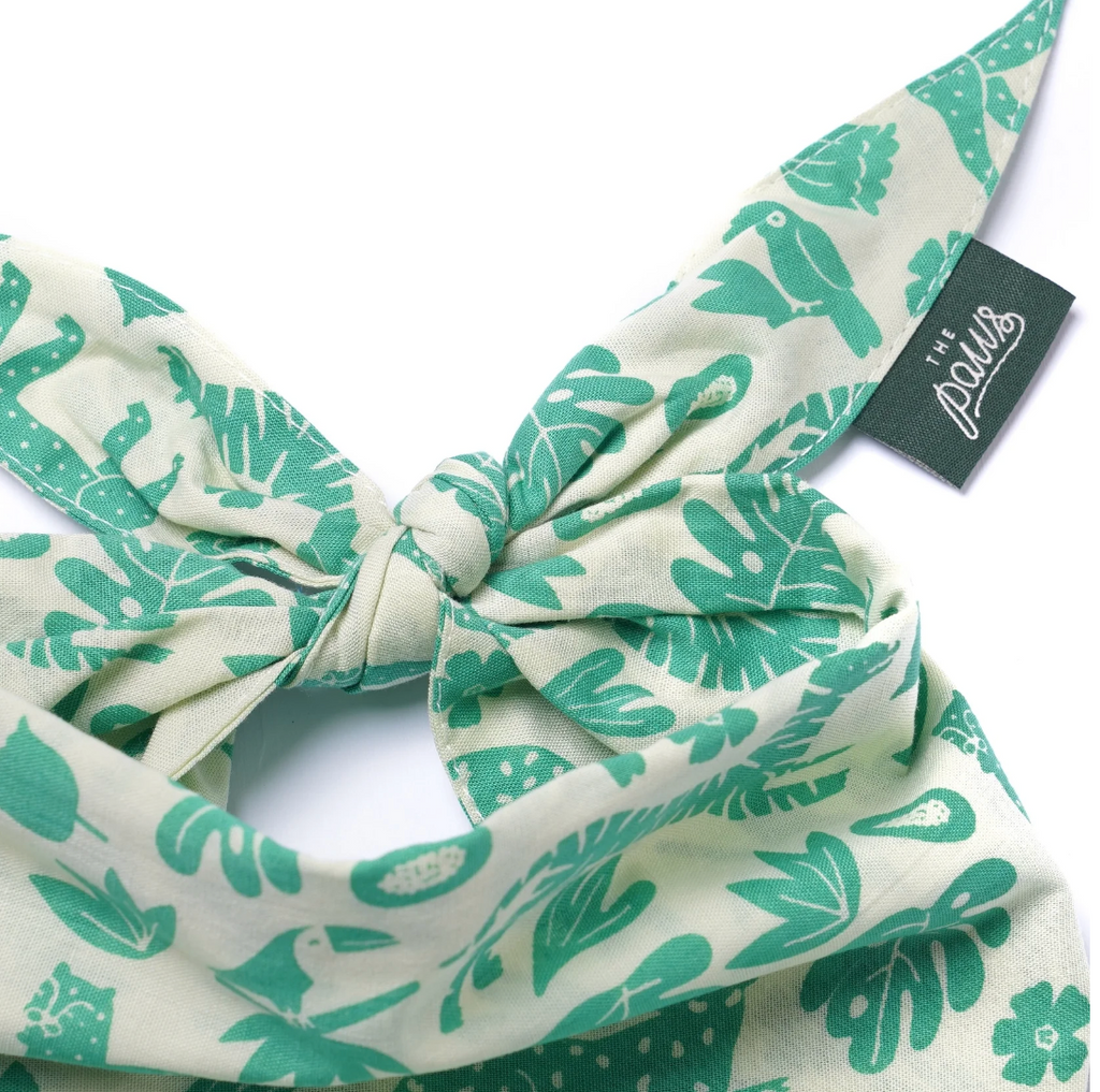 Bandana pour chien - Sauvage vert - The Paws