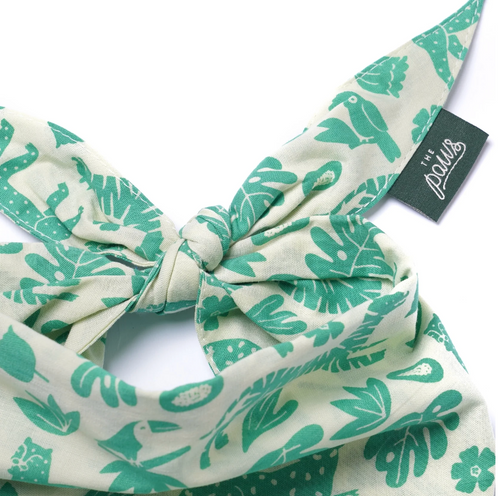 Bandana pour chien - Sauvage vert - The Paws