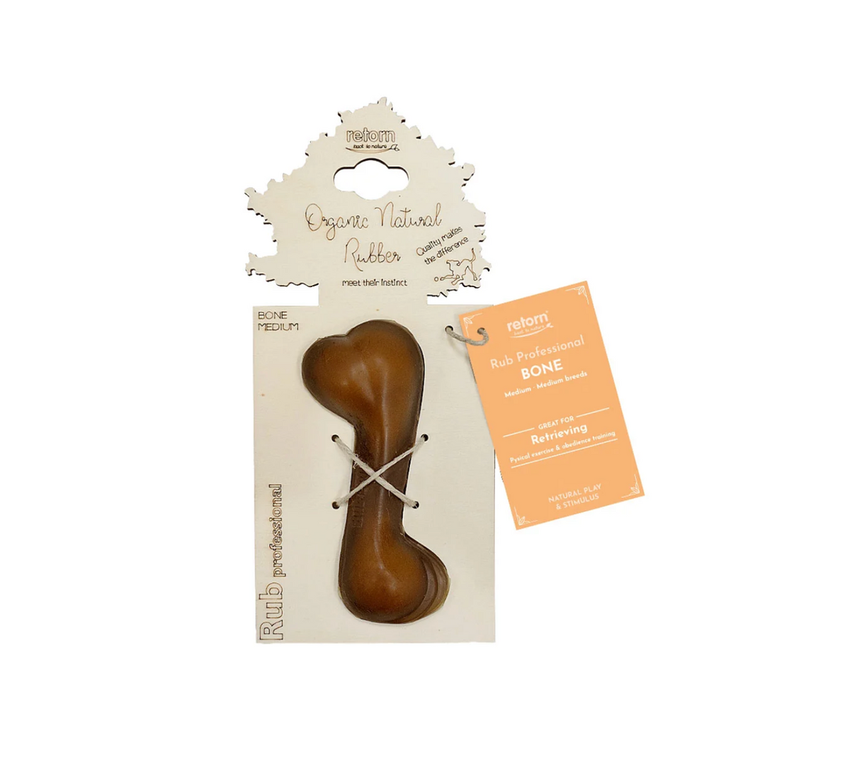 Jouet en caoutchouc naturel - Bone - Retorn