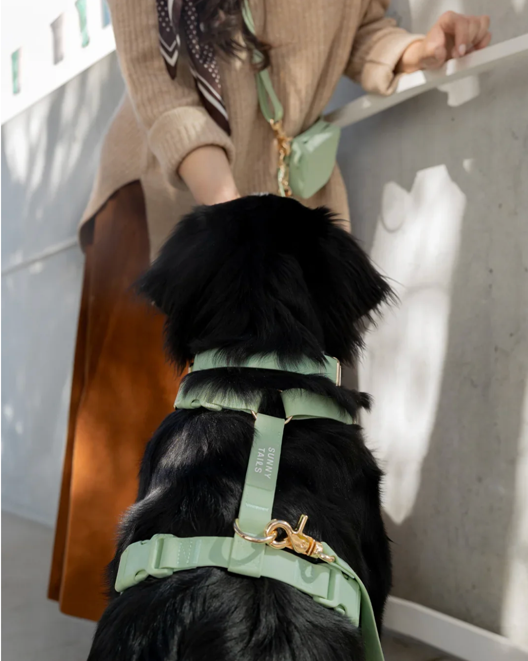 Harnais waterproof  - Vert d'eau - Sunny Tails
