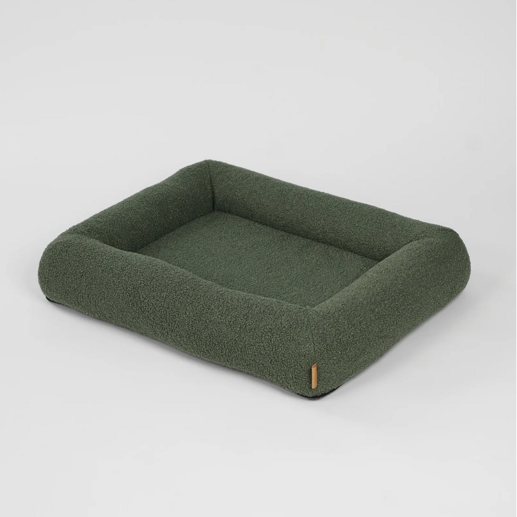 Lit orthopédique pour chien - Bouclé vert - Staey