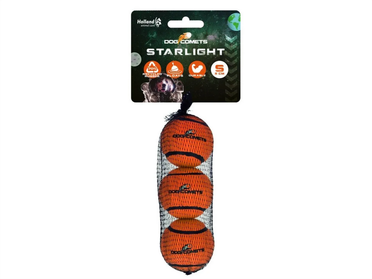 Balle de tenis Starlight S - Orange - Dog Comets