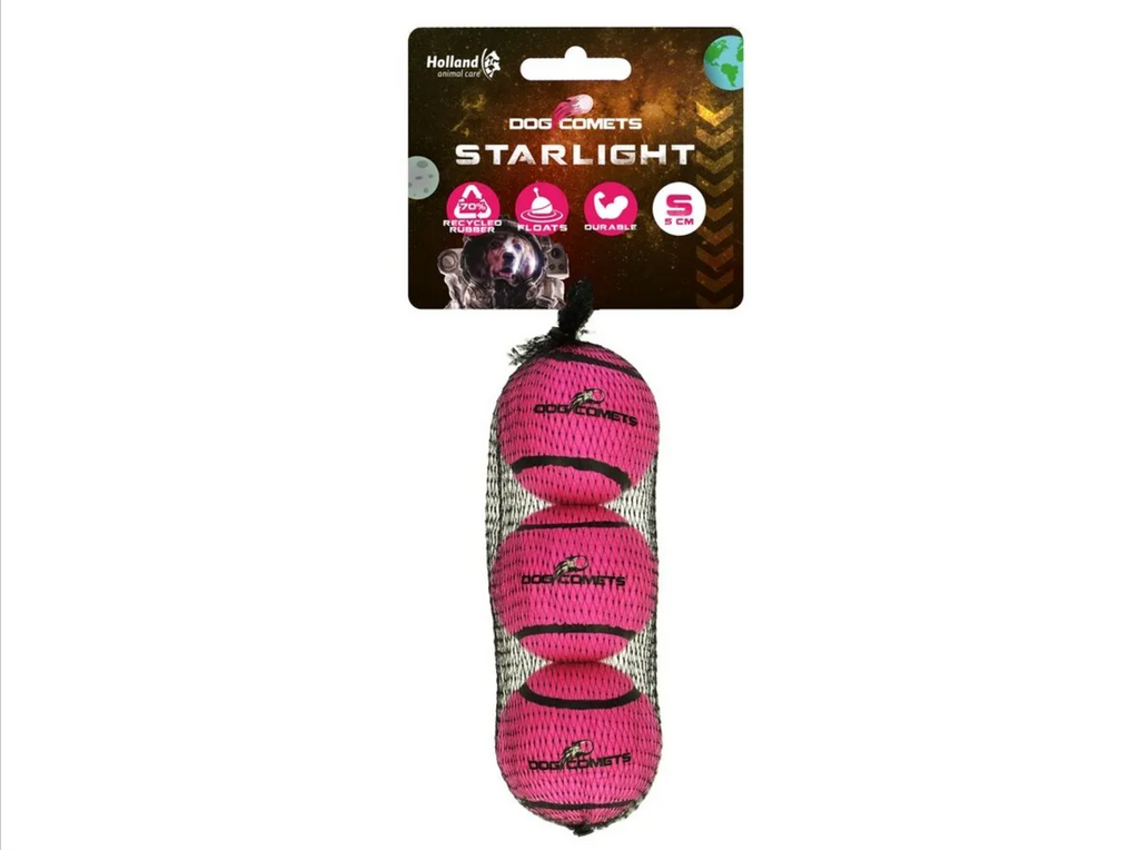 Balle de tenis Starlight S - Rose - Dog Comets