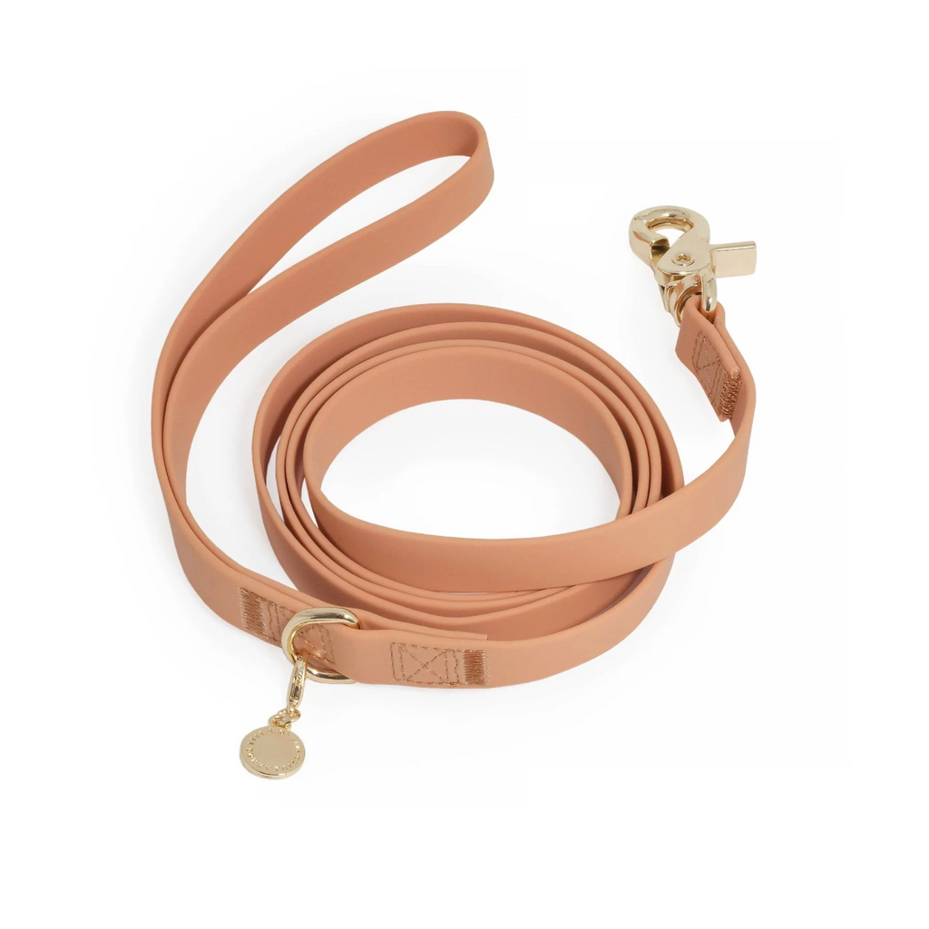 Laisse simple waterproof - Marron clair - Sunny Tails