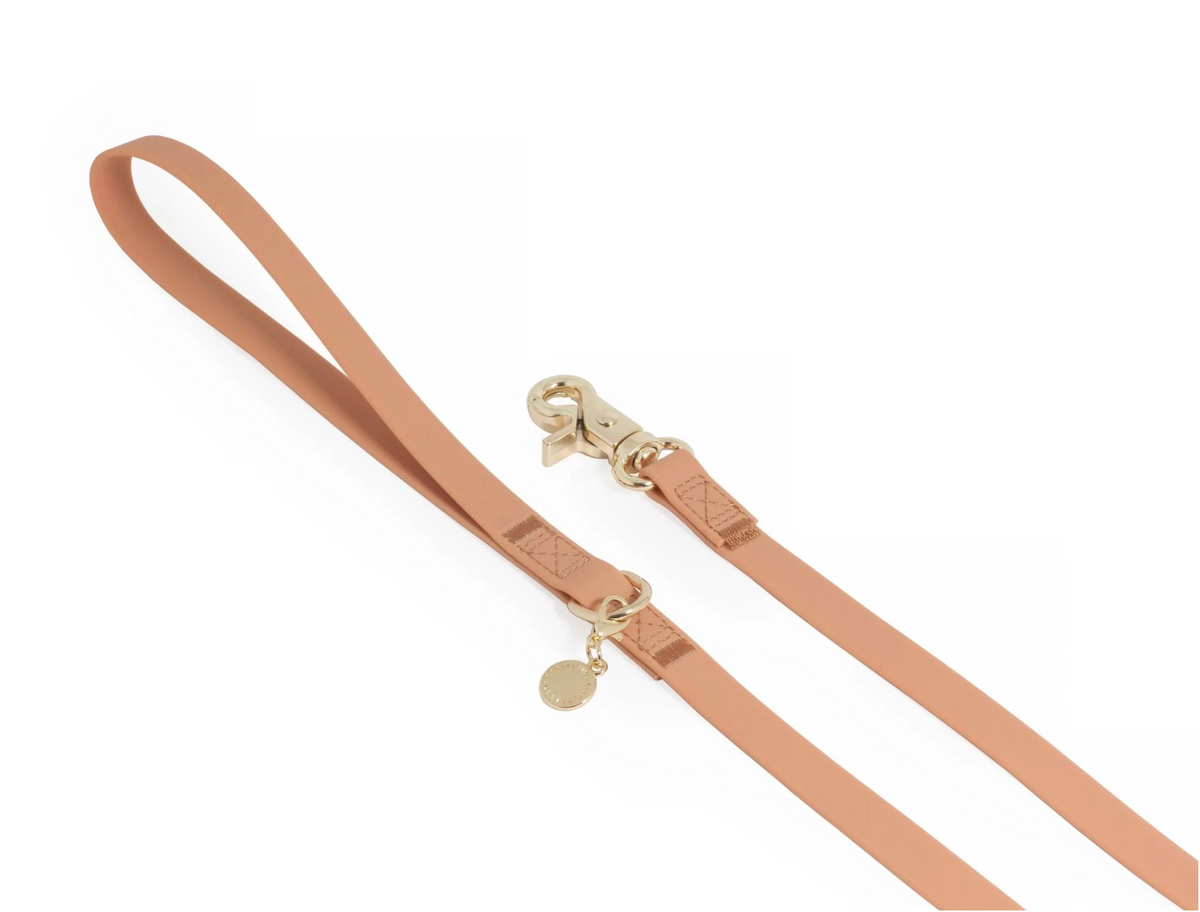 Laisse simple waterproof - Marron clair - Sunny Tails