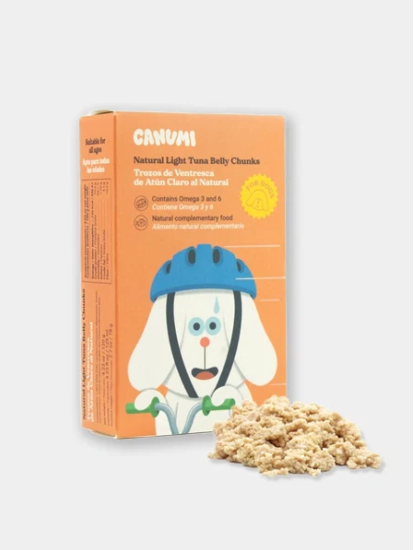 Morceaux de Ventrèches de Thon Naturels chien - Canumi