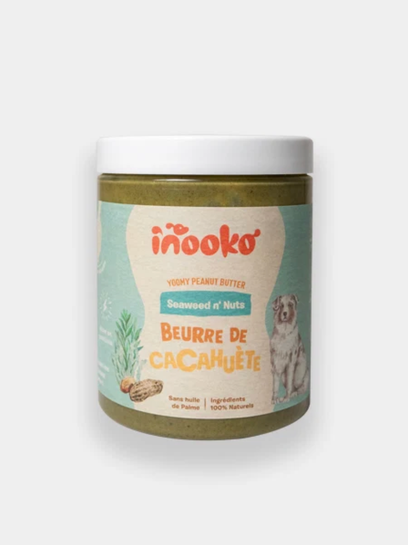 Beurre de cacahuète, spiruline & kelp - Inooko