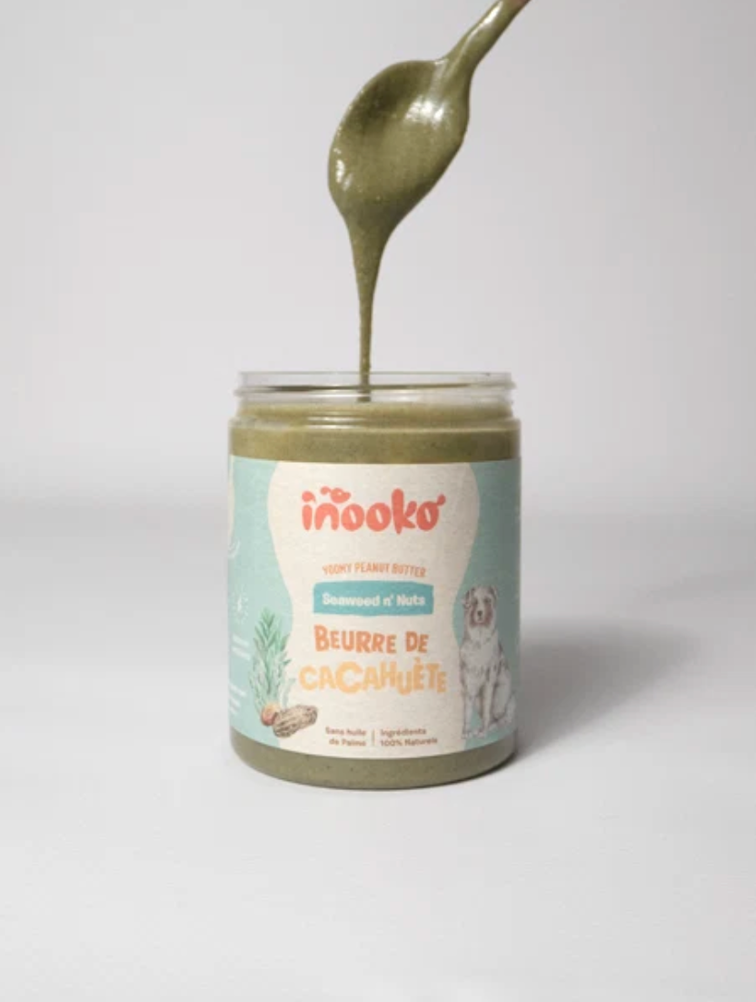 Beurre de cacahuète, spiruline & kelp - Inooko