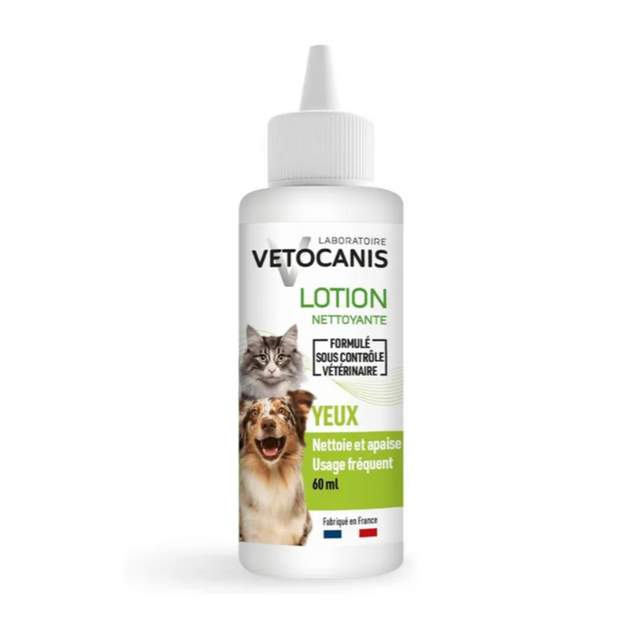 Lotion yeux 60 ml chien et chat - Vetocanis