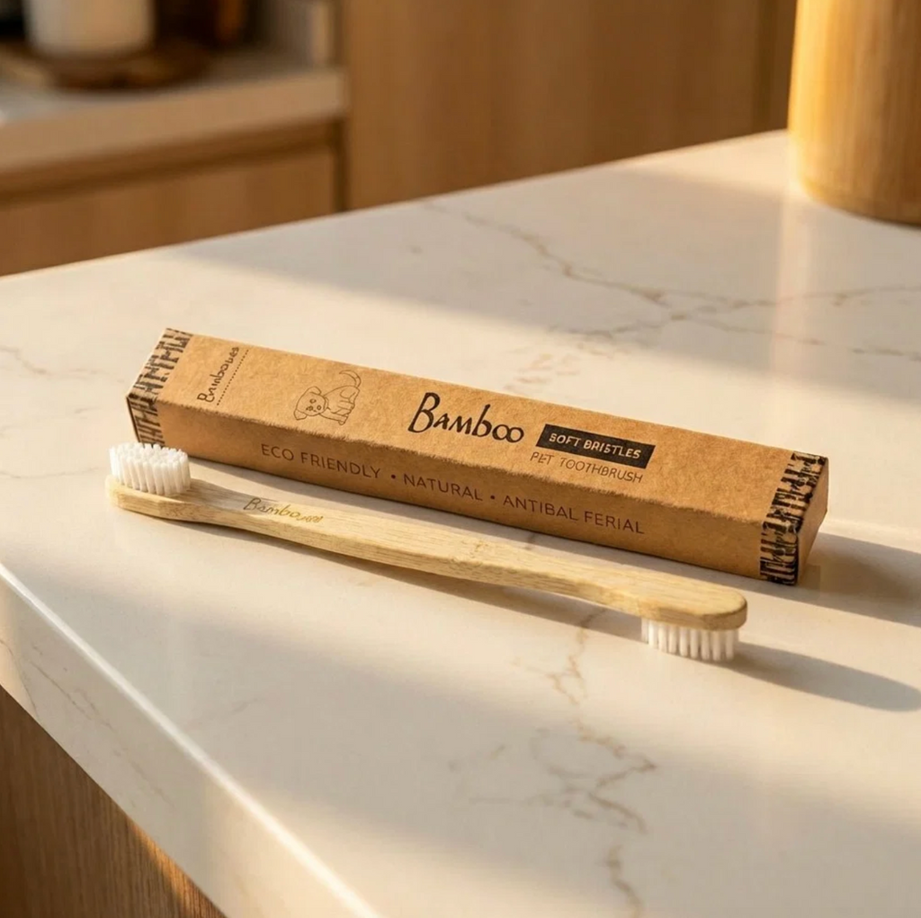 Brosse à dents en bambou pour chien - Bamboo Switch
