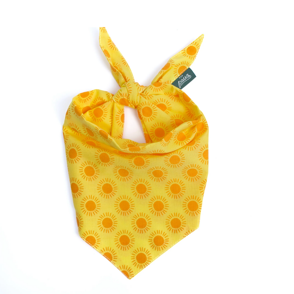Bandana pour chien - Soleil - The Paws