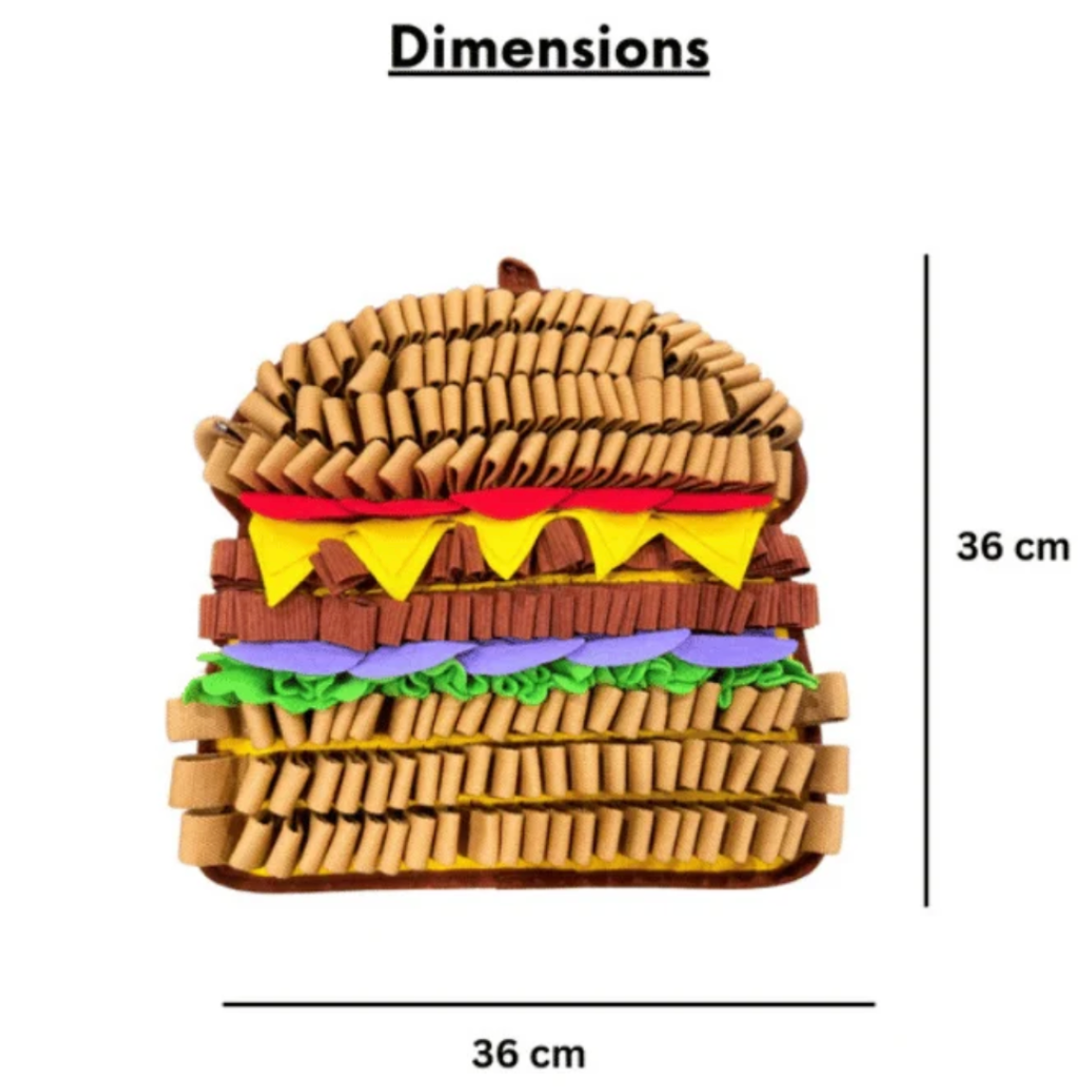 Tapis de fouille Hamburger - PawzNDogz