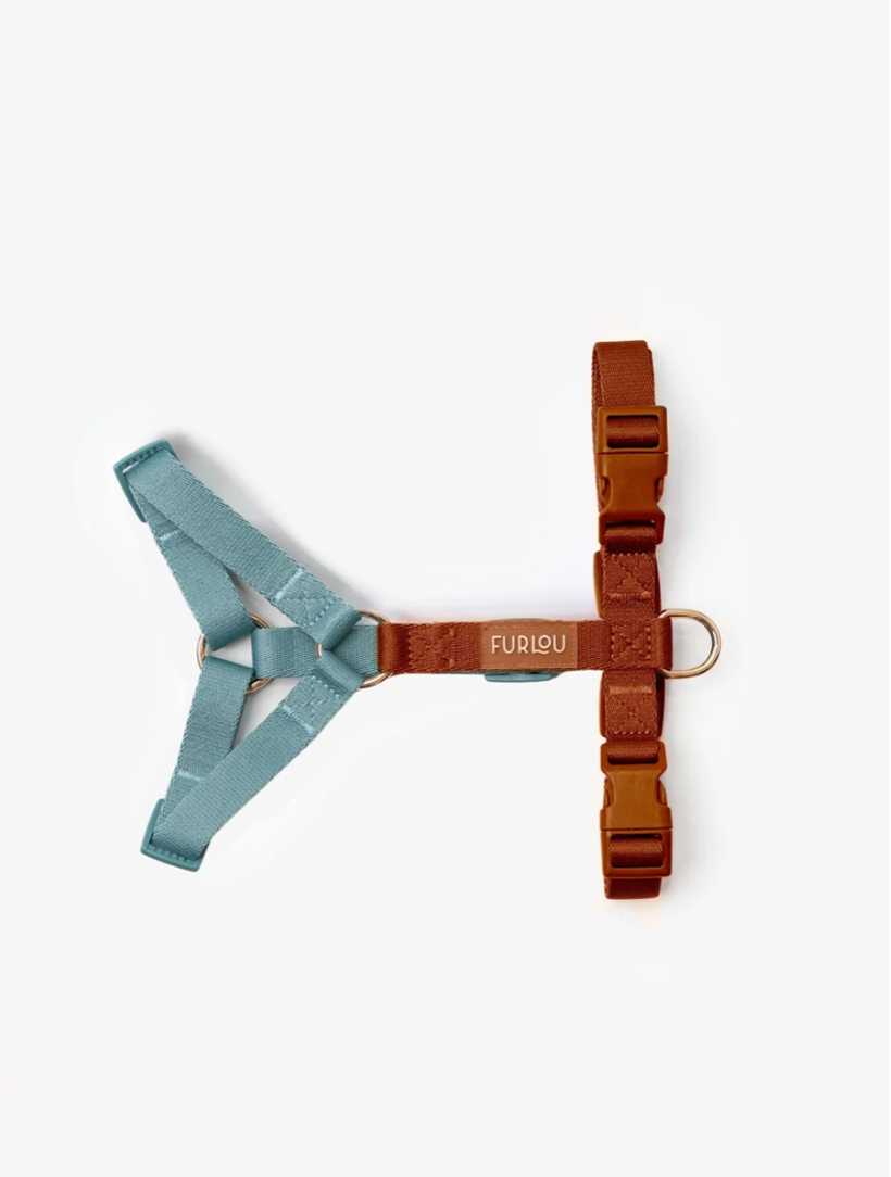 Harnais Rainbow - Bleu & Marron -  Furlou