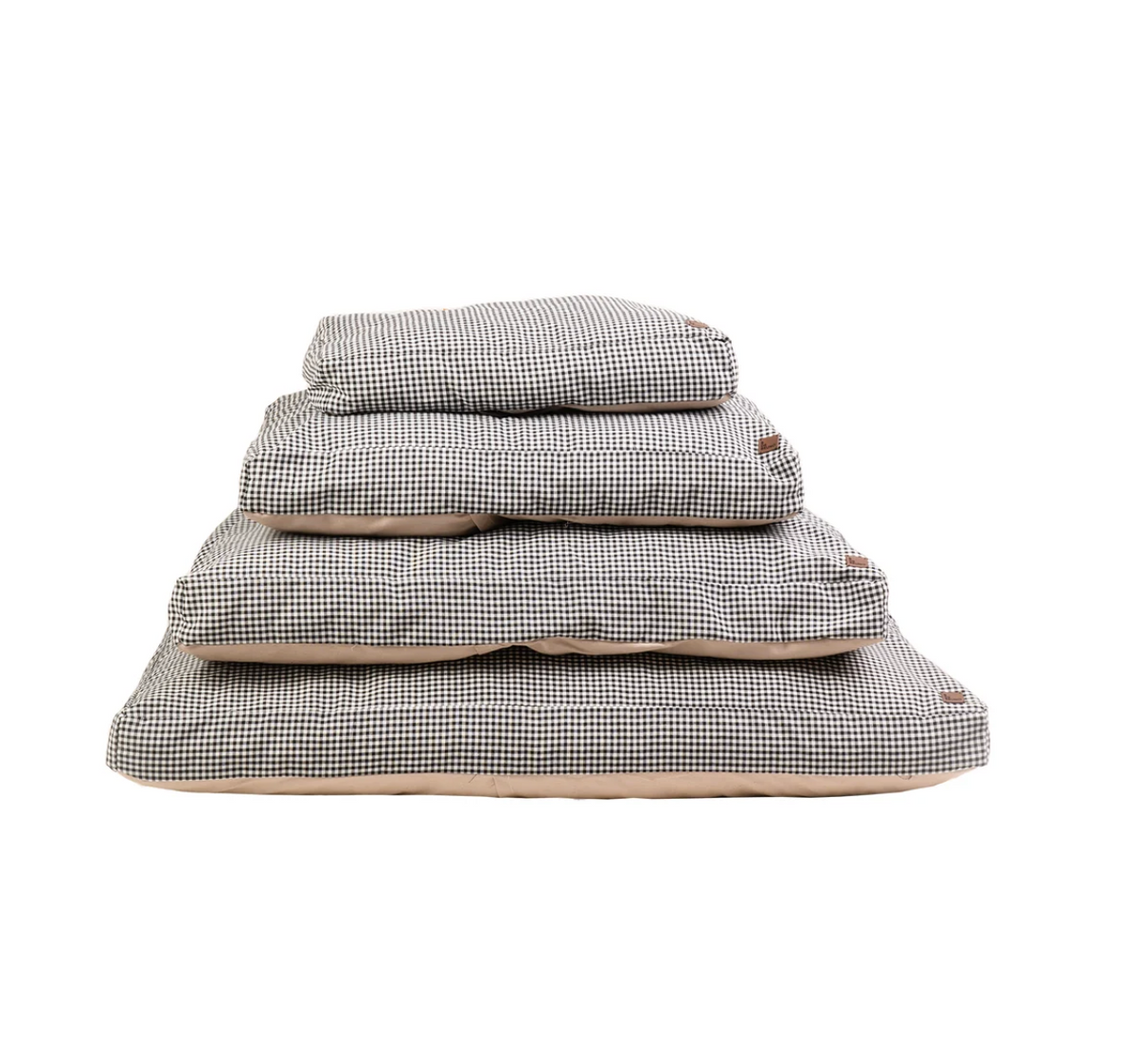 Coussin pour chien - Vichy noir & blanc - B De Bruno