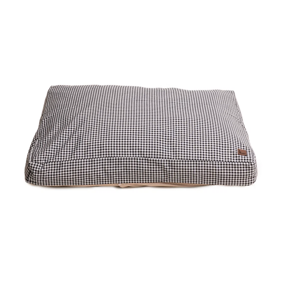 Coussin pour chien - Vichy noir & blanc - B De Bruno
