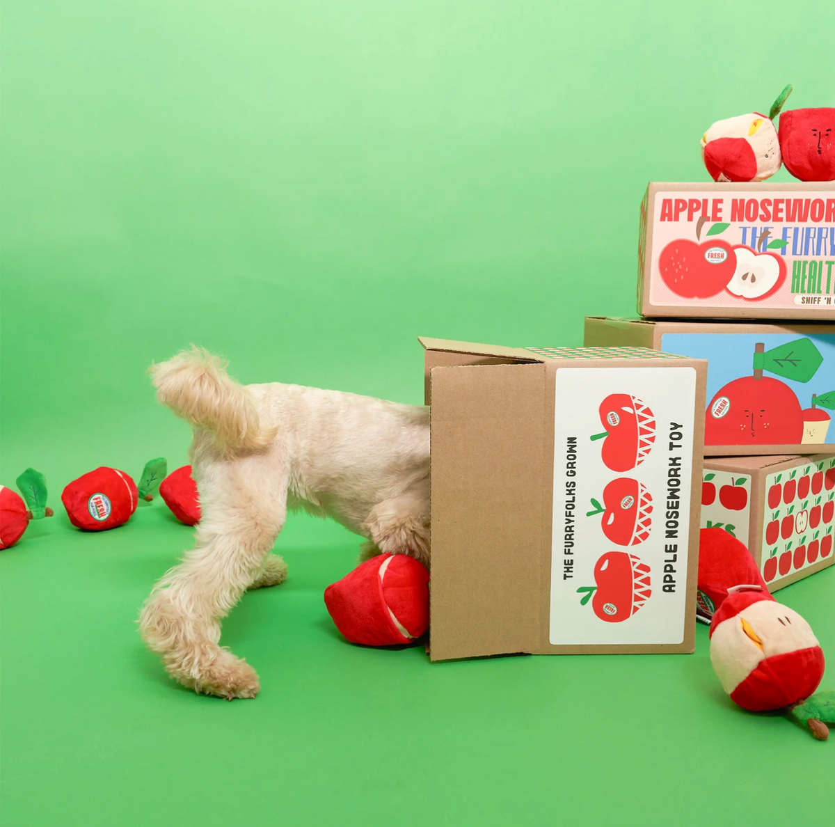 Jouet de fouille pomme - The Furry Folk