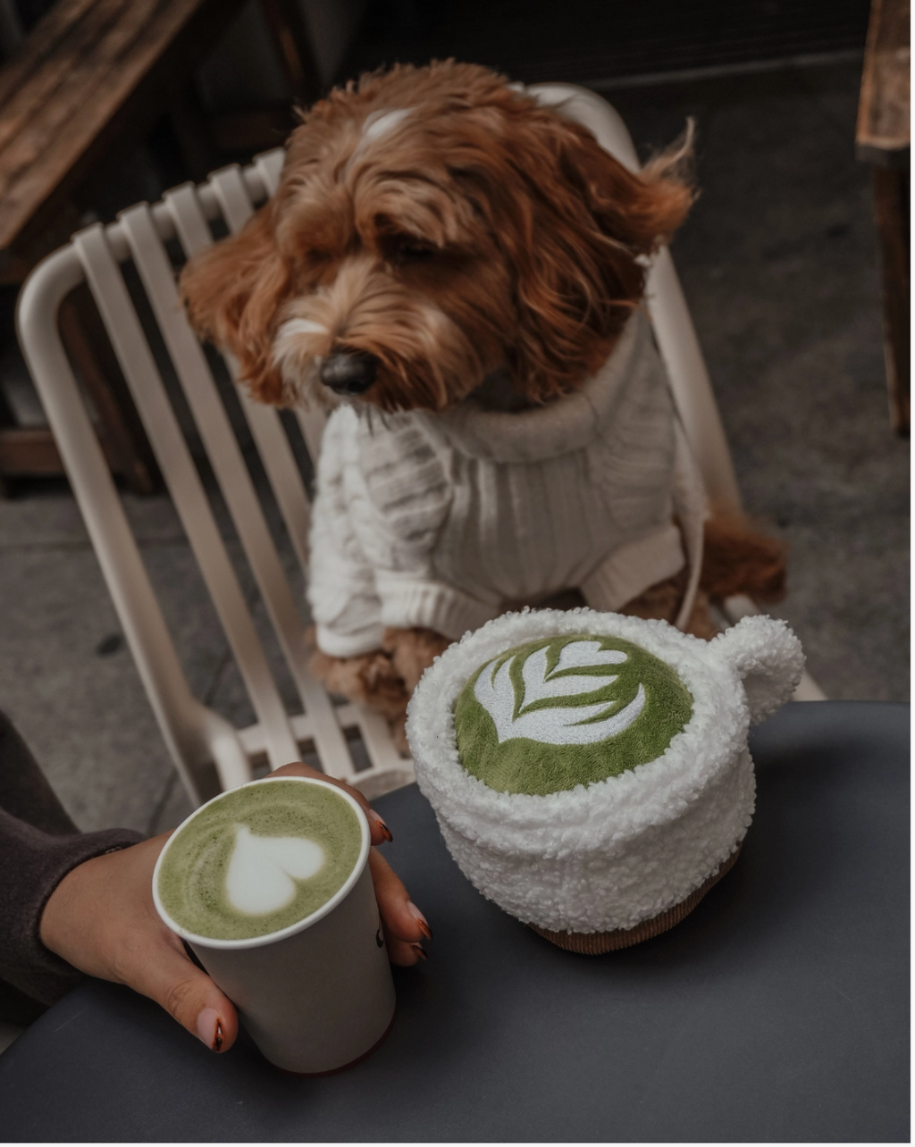Jouet tasse de latte au matcha - By Teddy