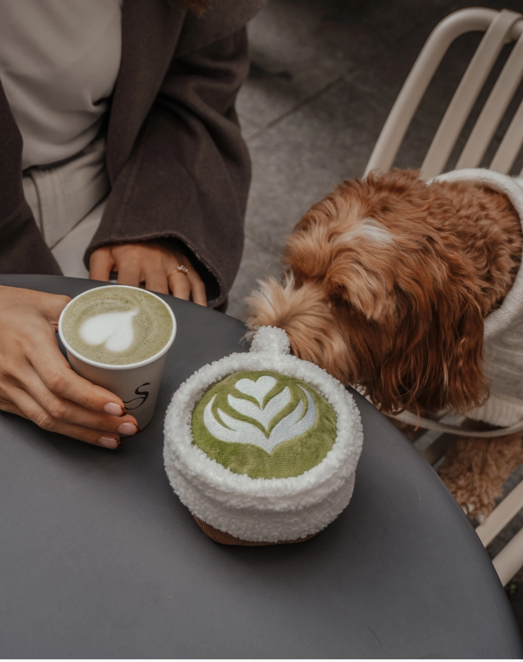 Jouet tasse de latte au matcha - By Teddy