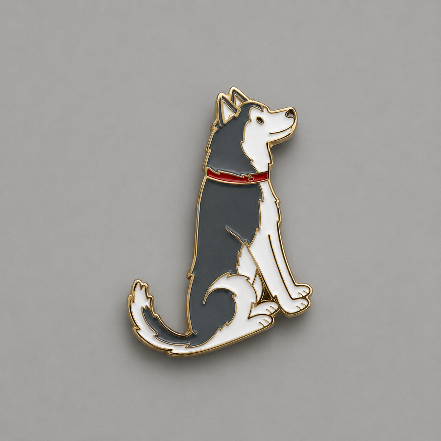 Pin's husky - Biche