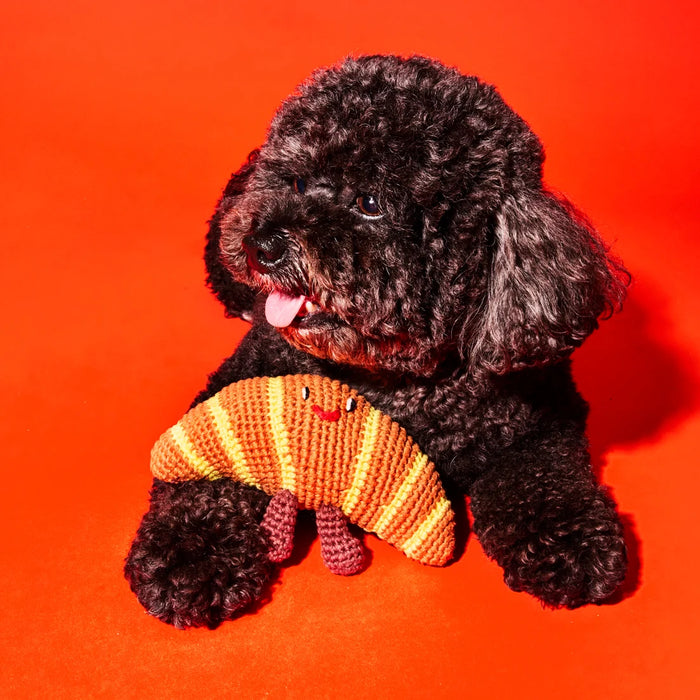Jouet croissant crocheté - Ware of the dog