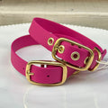 Collier chien en Biothane - Fushia - By Biche