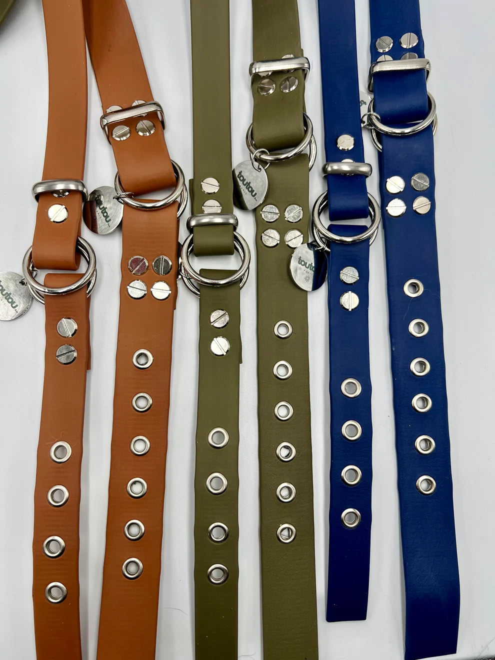 Collier chien St Germain - Navy - Toutou&Co Paris